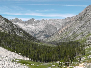 On way to Mather Pass