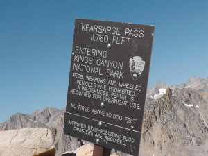 Kearsarge Pass