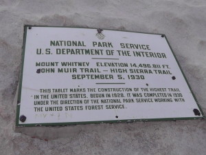 Whitney Plaque