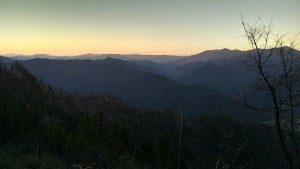 Climbing before the sun