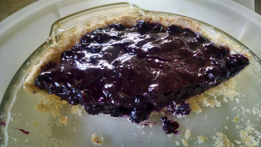 Homemade Blueberry Pie