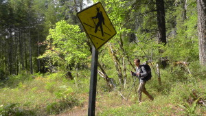Hiker Crossing