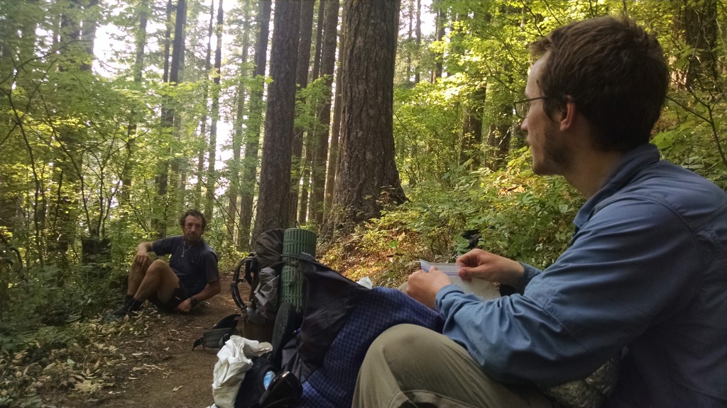 Ixnay and Kevin at a Break