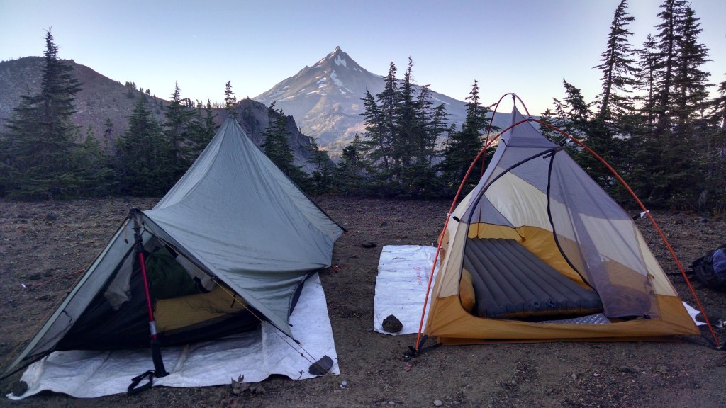 Dry Camp Overlooking Mount Jefferson