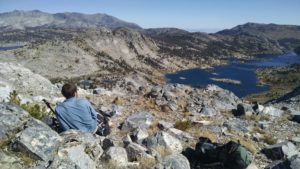 Garnet Lake from Whitebark Pass