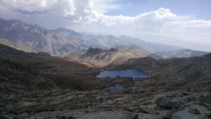Blue Lakes from Blue Lakes Pass
