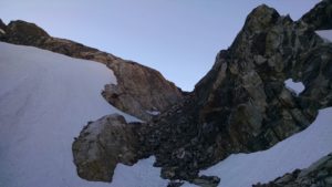 Looking back to Horsecreek Pass